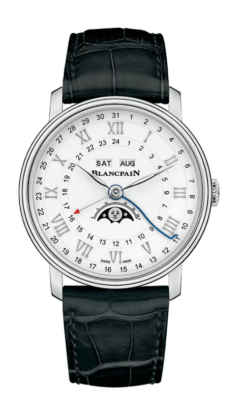 Villeret Complete Calendar Moonphase with Double Timezones