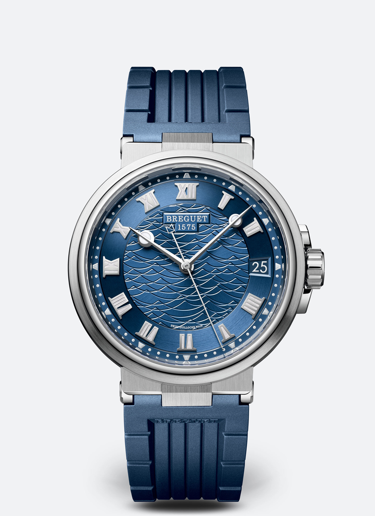 Marine Homme Automatique 3 aiguilles bracelet caoutchouc