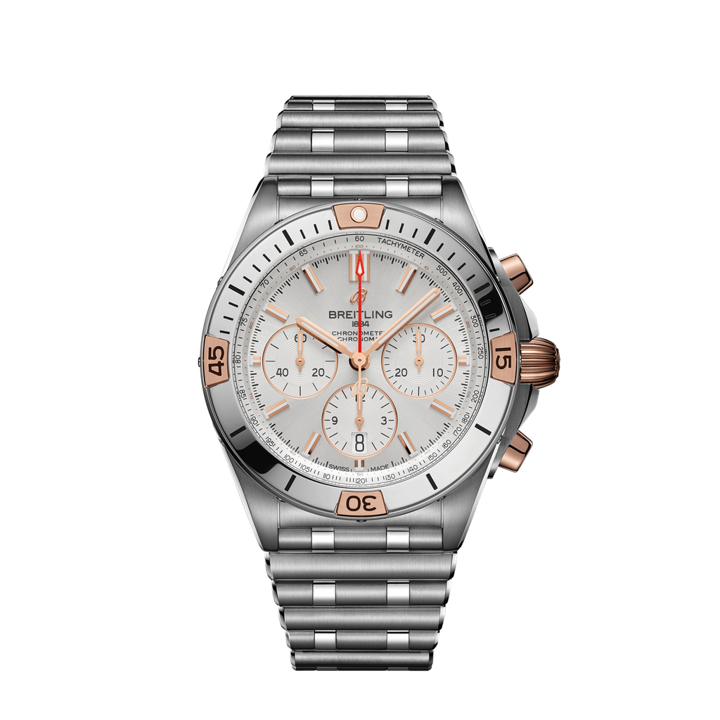 Chronomat B01 42 steel & 18k red gold 