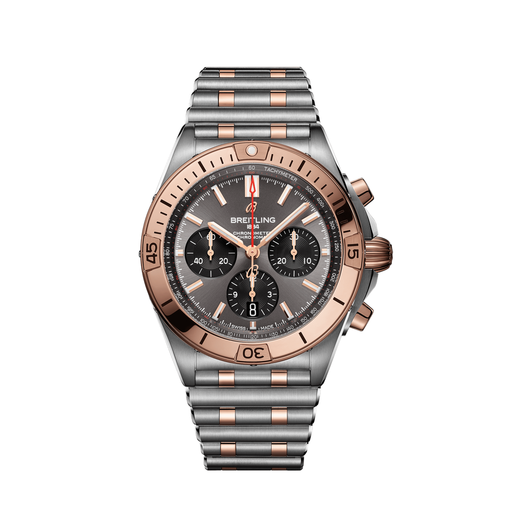 Chronomat B01 42 steel & 18k red gold 