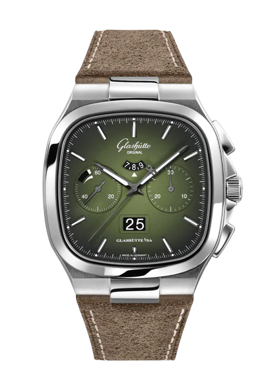Seventies Chronograph Panorama Date Green