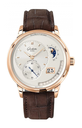 PanoMaticCalendar Auto Red Gold Silver Dial 42 MM