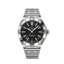 Chronomatic GMT 40 Steel Black Dial