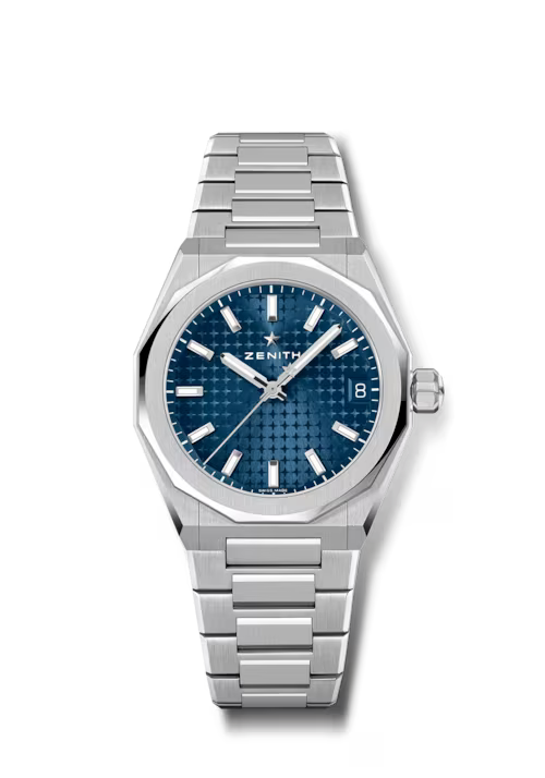 DEFY SKYLINE 36 Steel & Blue Dial