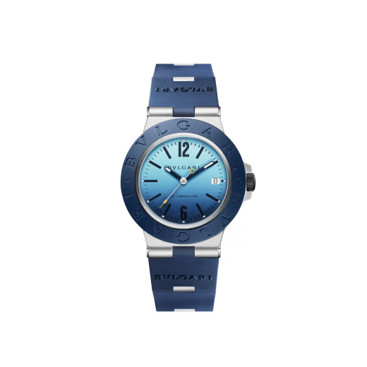 Bvlgari Bvlgari Aluminium 40 mm Blue Dial Capri Edition