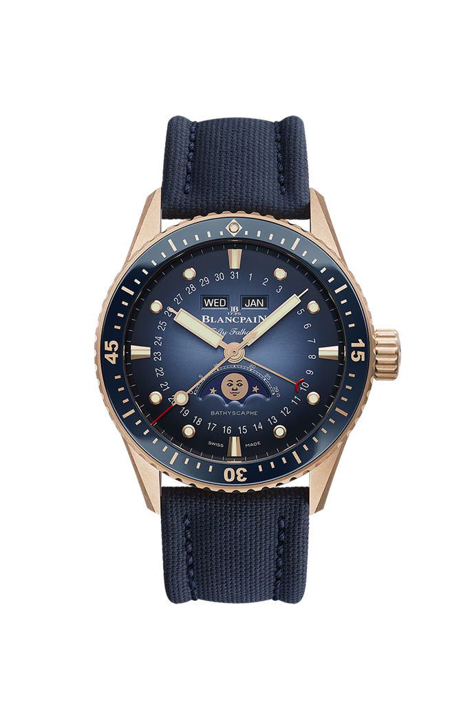 BATHYSCAPHE QUANTIÈME COMPLET PHASES DE LUNE