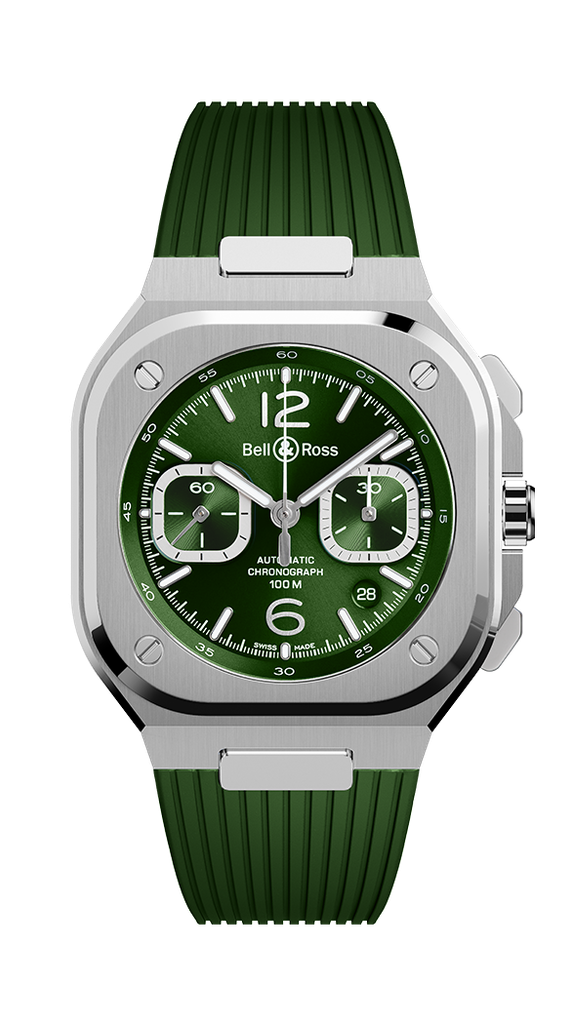 BR 05 Chrono Green steel