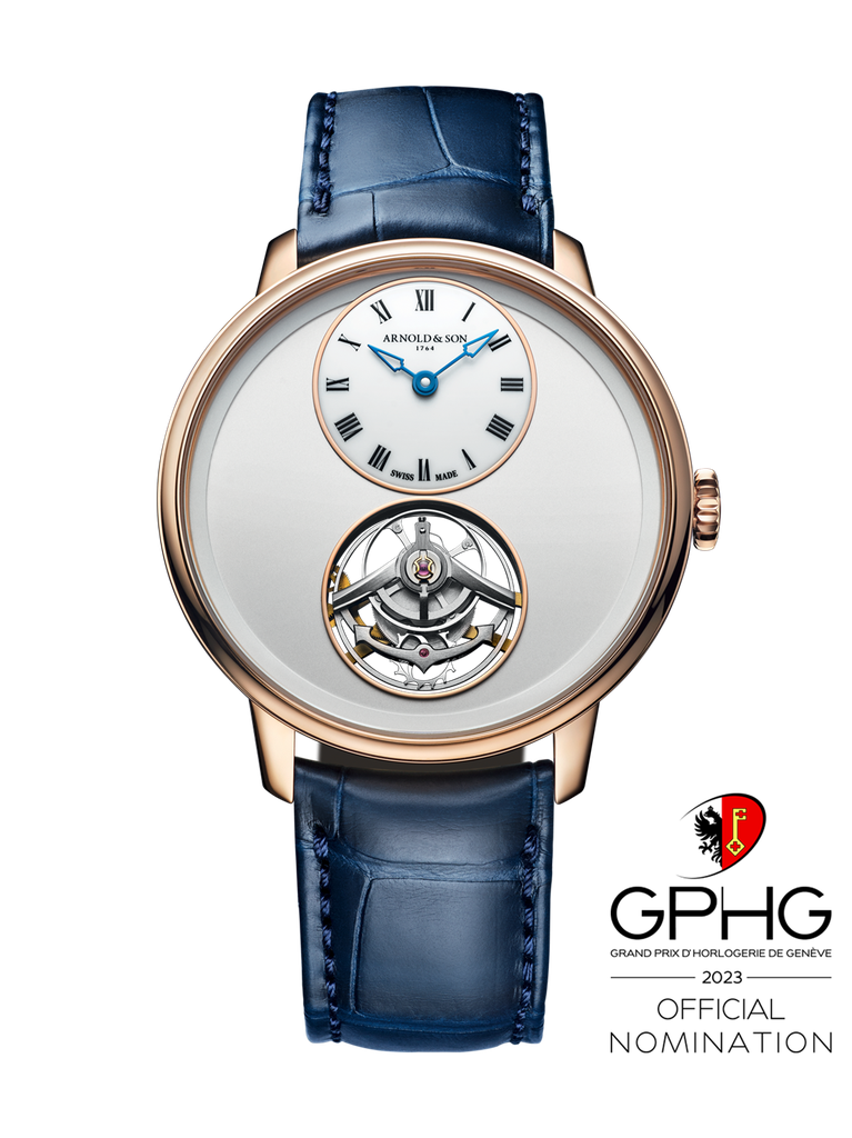 Ultrathin Tourbillon Gold Silver Opaline