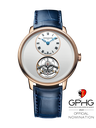Ultrathin Tourbillon Gold Silver Opaline