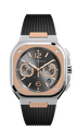 BR 05 CHRONO grey steel & gold