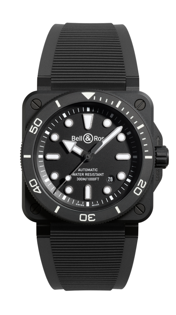 BR03 Diver Black Matte Ceramic