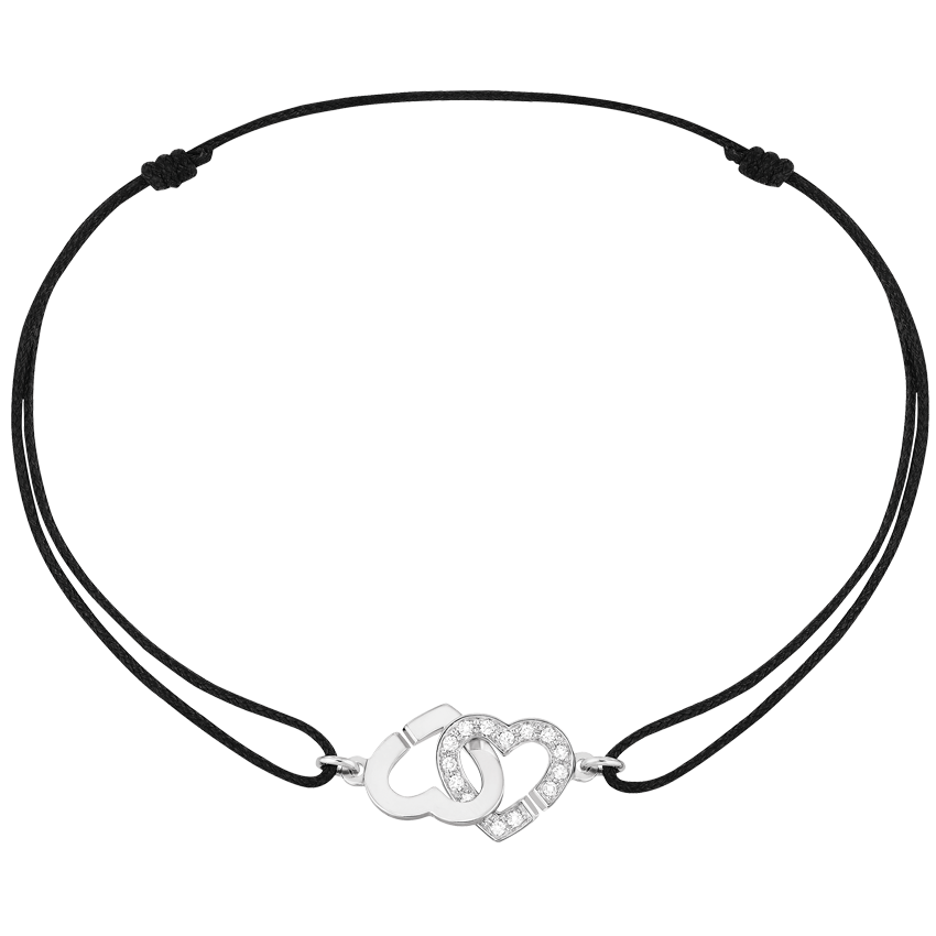 Double Cœurs R9 cord bracelet