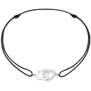 Double Cœurs R9 cord bracelet