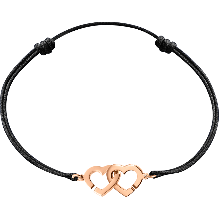 Double Cœurs R9 cord bracelet