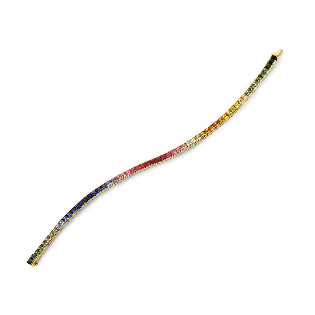 Tennis bracelet Rainbow