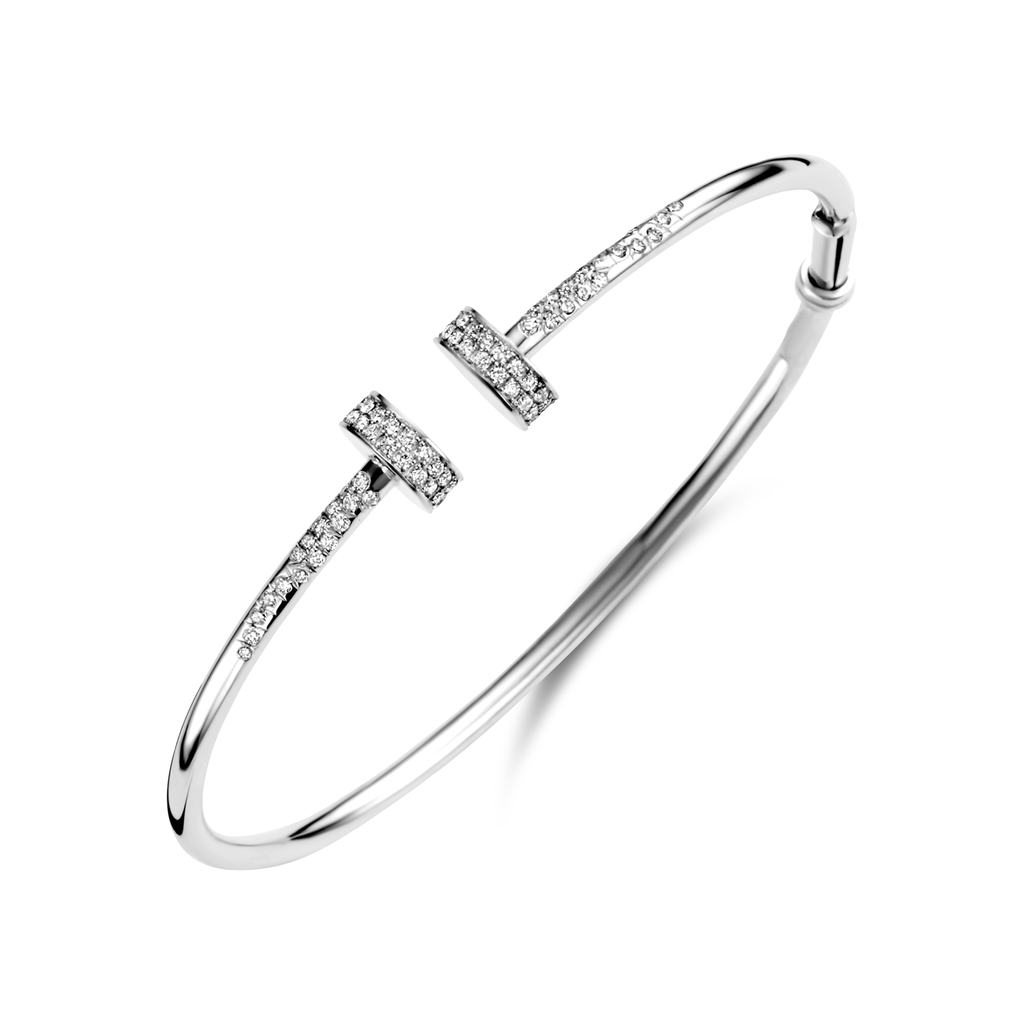 Bracelet in gold with diamonds Nail