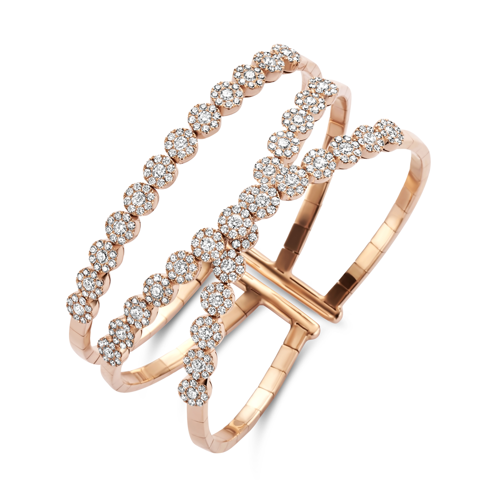 Bracelet with diamonds