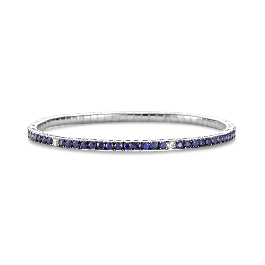 Bracelet with sapphires & diamonds
