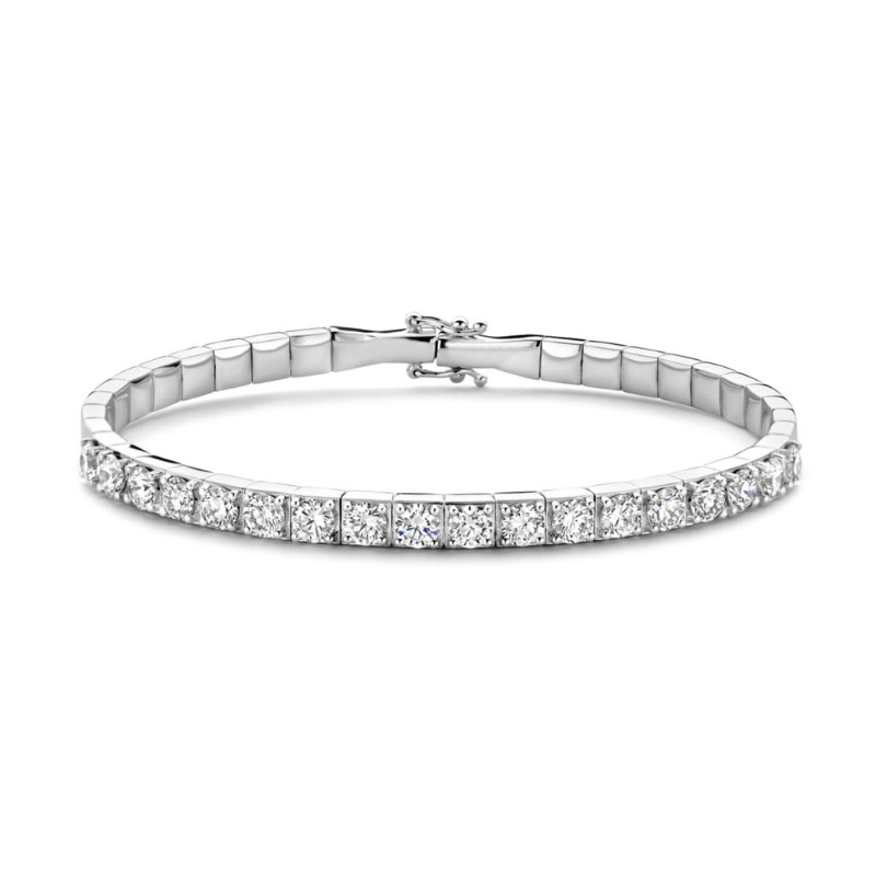 Bracelet Roma in white Gold set with Diamonds