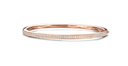 Bracelet Twin bangle in pink gold
