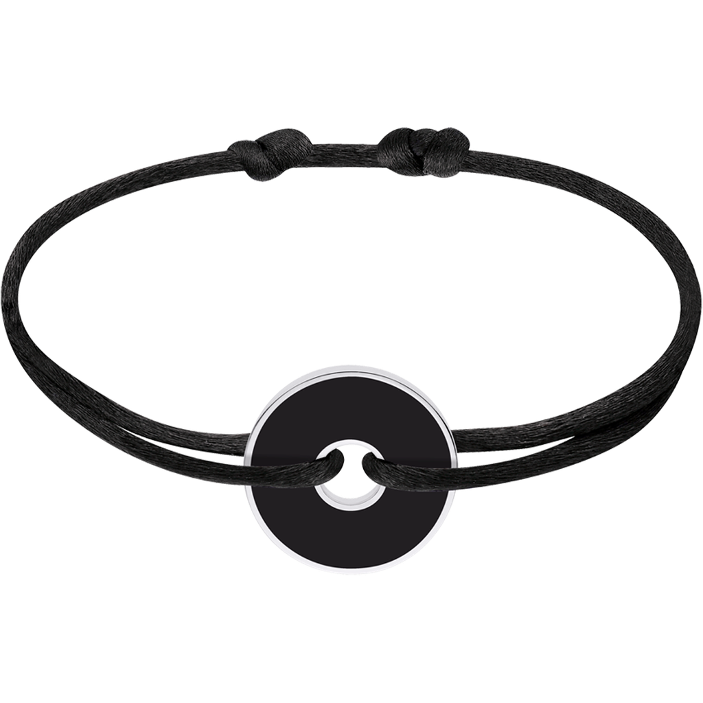 Cord bracelet dinh van Pi White & Black