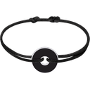 Cord bracelet dinh van Pi White & Black