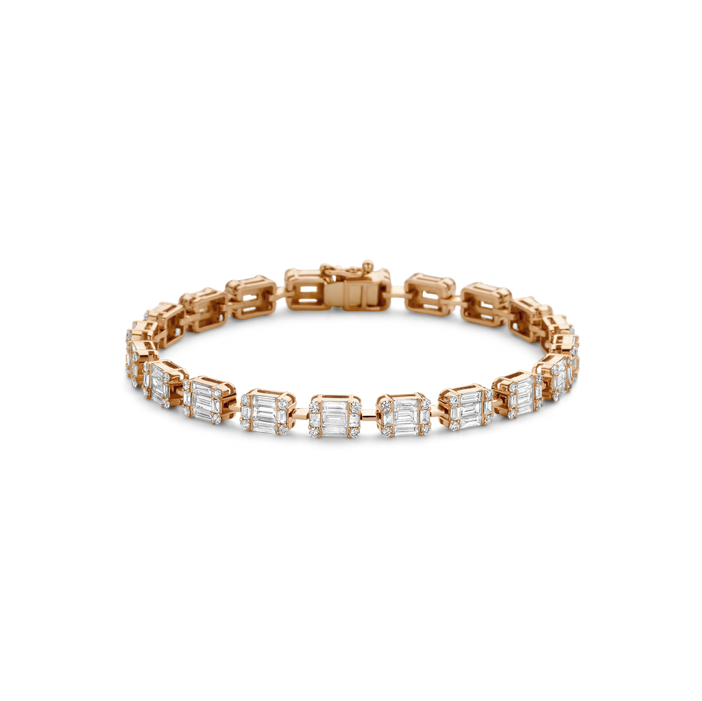 Illusion diamond bracelet