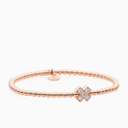 Reflex Bracelet in Pink Gold with Diamonds