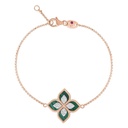Princess Flower Bracelet with Malachite