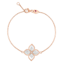 Princess Flower bracelet in Pink Gold with Mother-of-pearl and Diamonds.