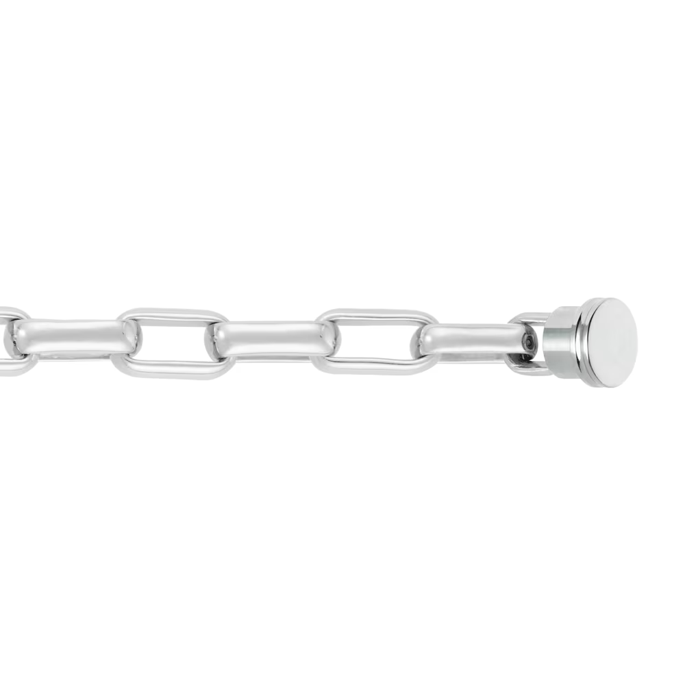White Gold Link Bracelet
