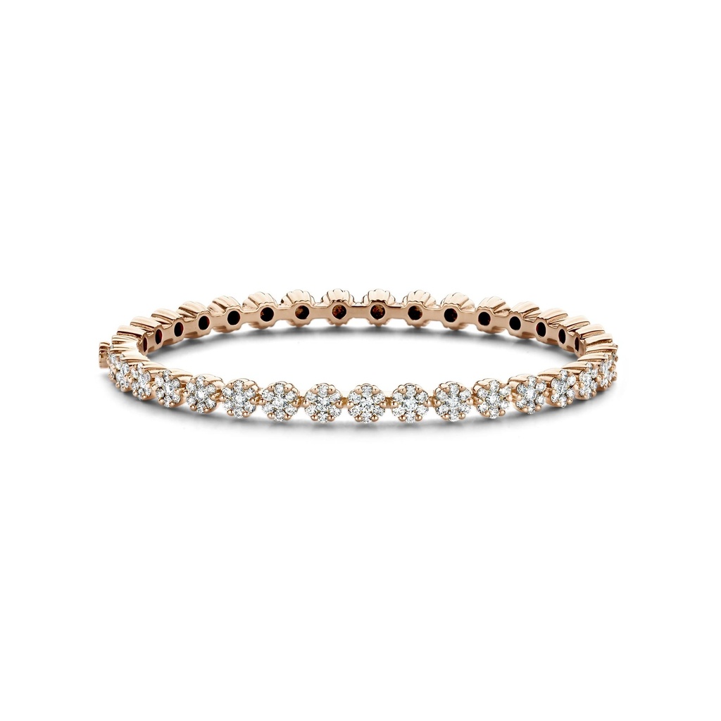 Luna bangle with diamonds