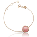 Petit Joli Bracelet Bracelet in Pink Gold with Pink Chalcedony and Diamonds.