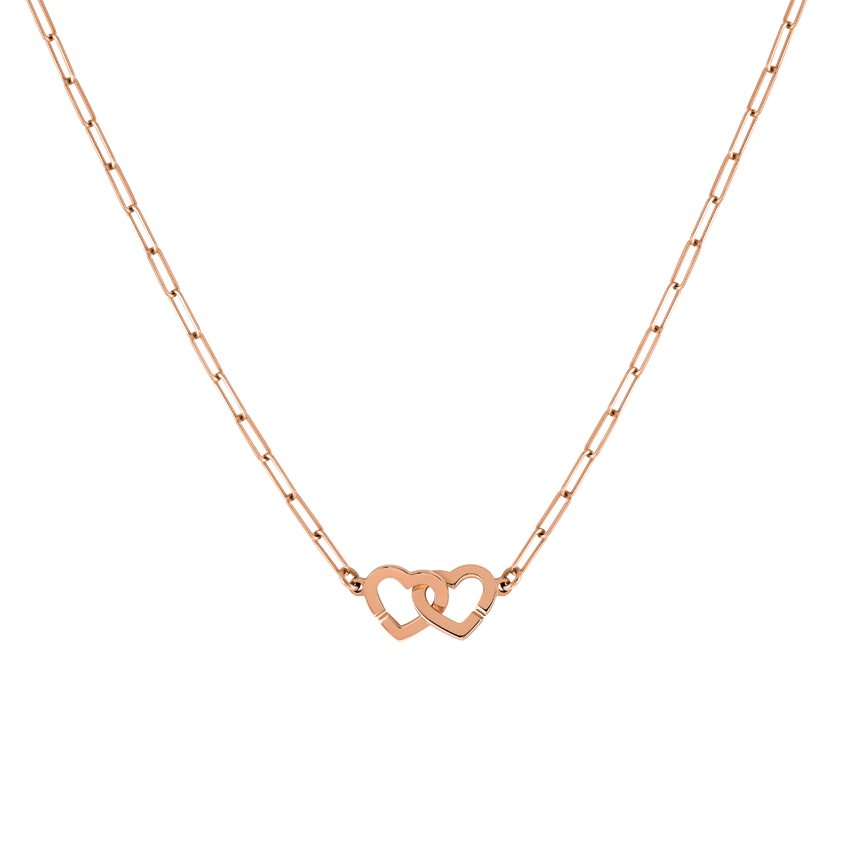 Double Cœurs R9 chain necklace