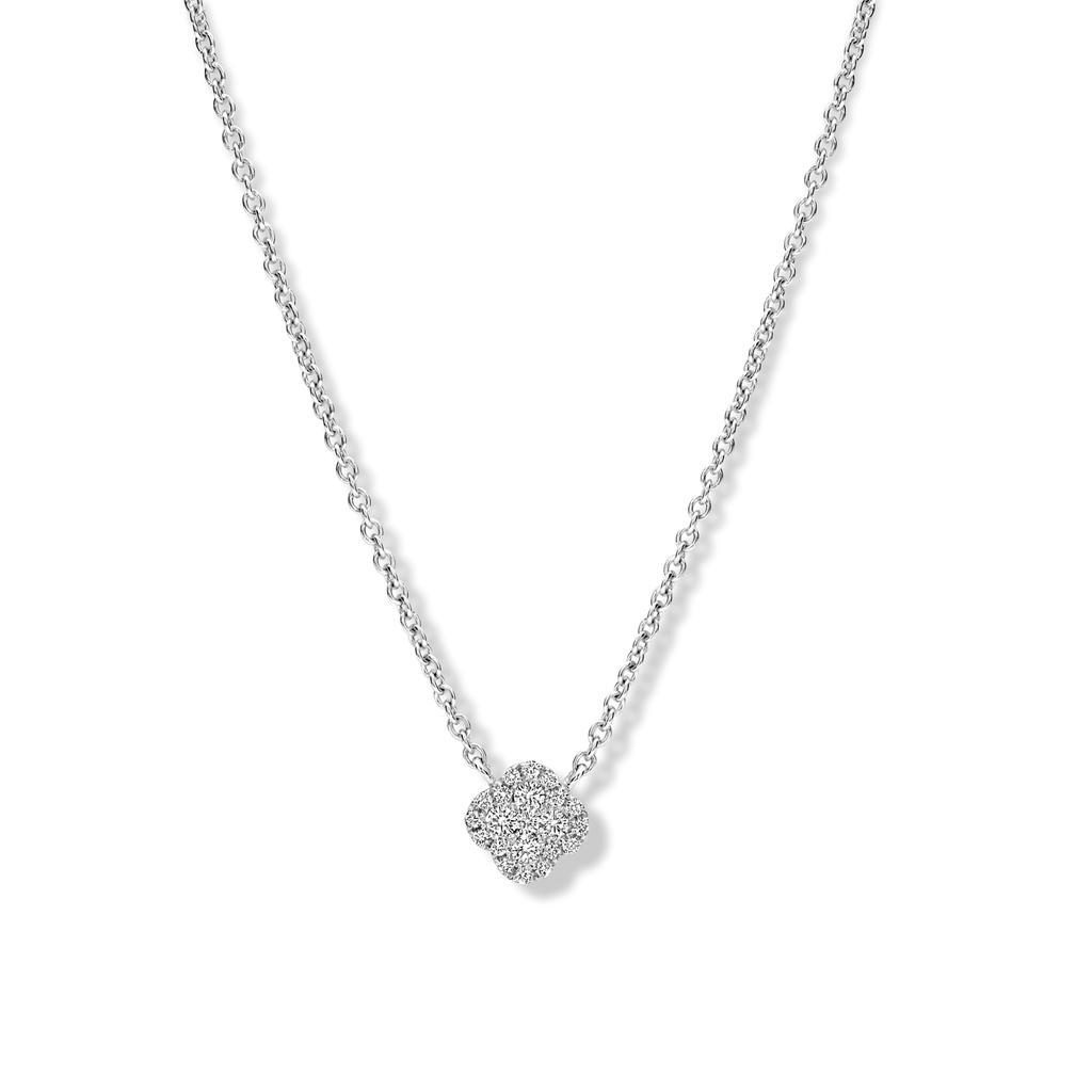 White Gold Necklace with Diamonds