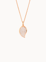 SIGNATURE Wave Pendant Small in Pink Gold