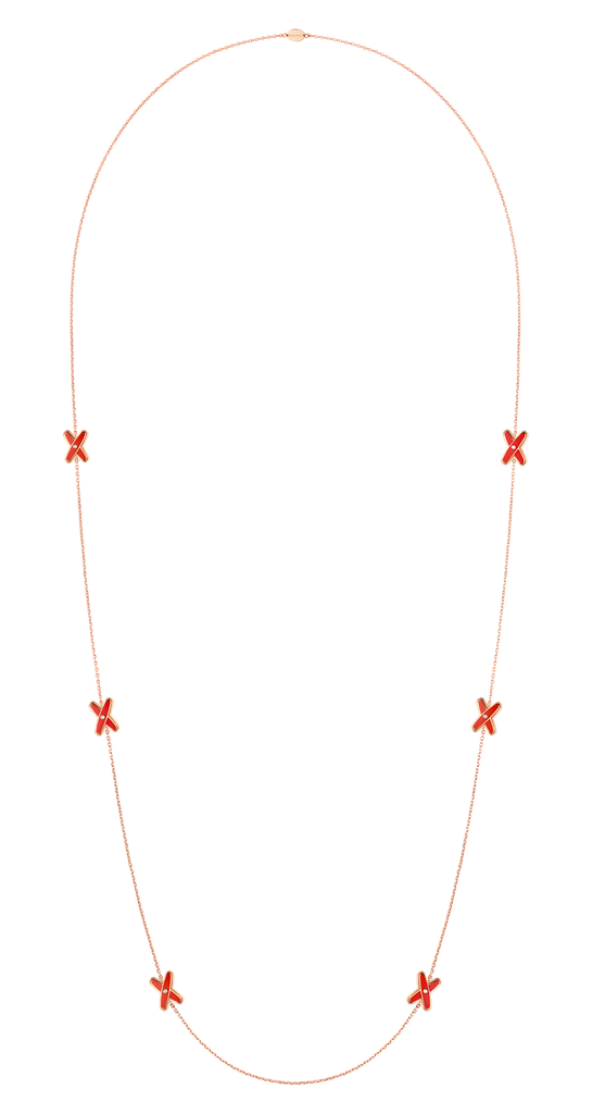 Jeux de Liens long necklace