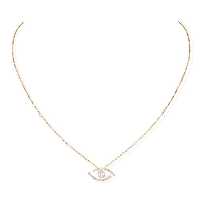 Lucky Eye Necklace pavé