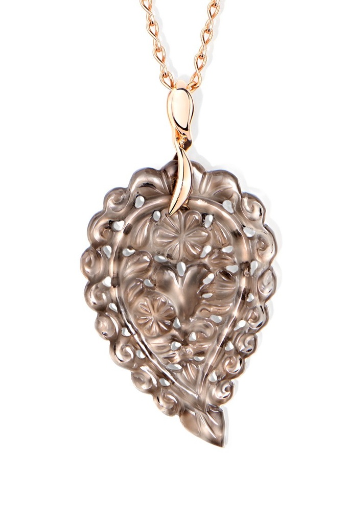 Pendant India Medium Smoky Quartz