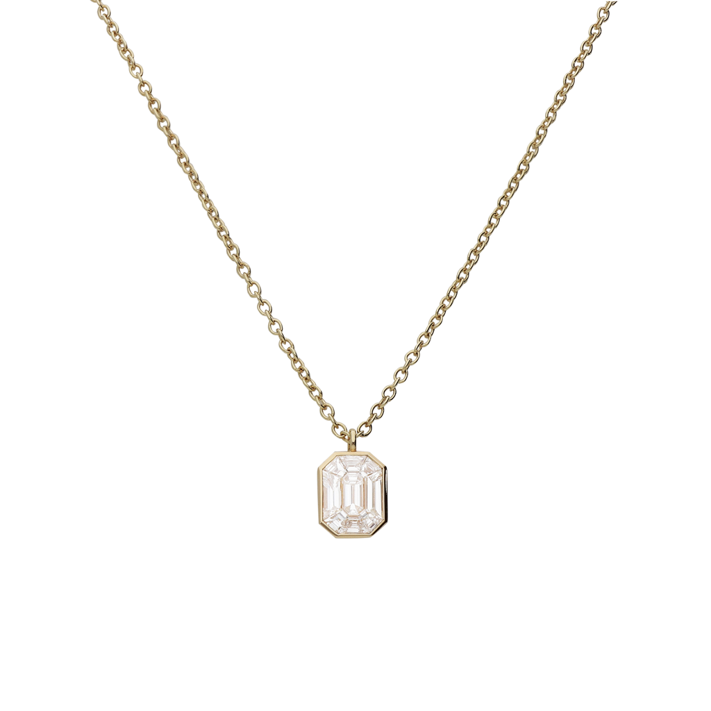 Pendant with diamonds Illusion