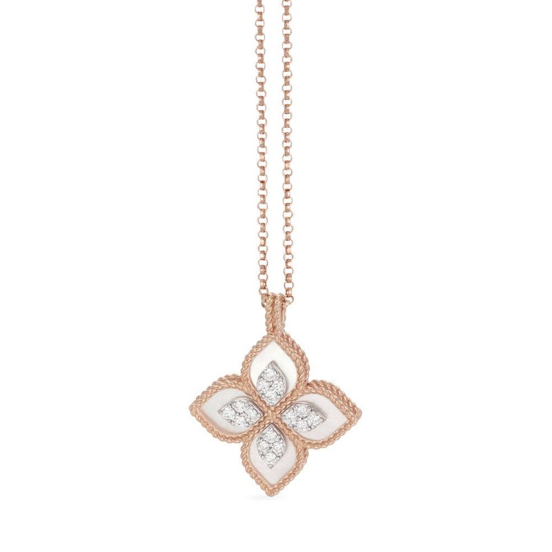 Princess Flower Necklace with Pendant