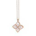 Princess Flower Necklace with Pendant