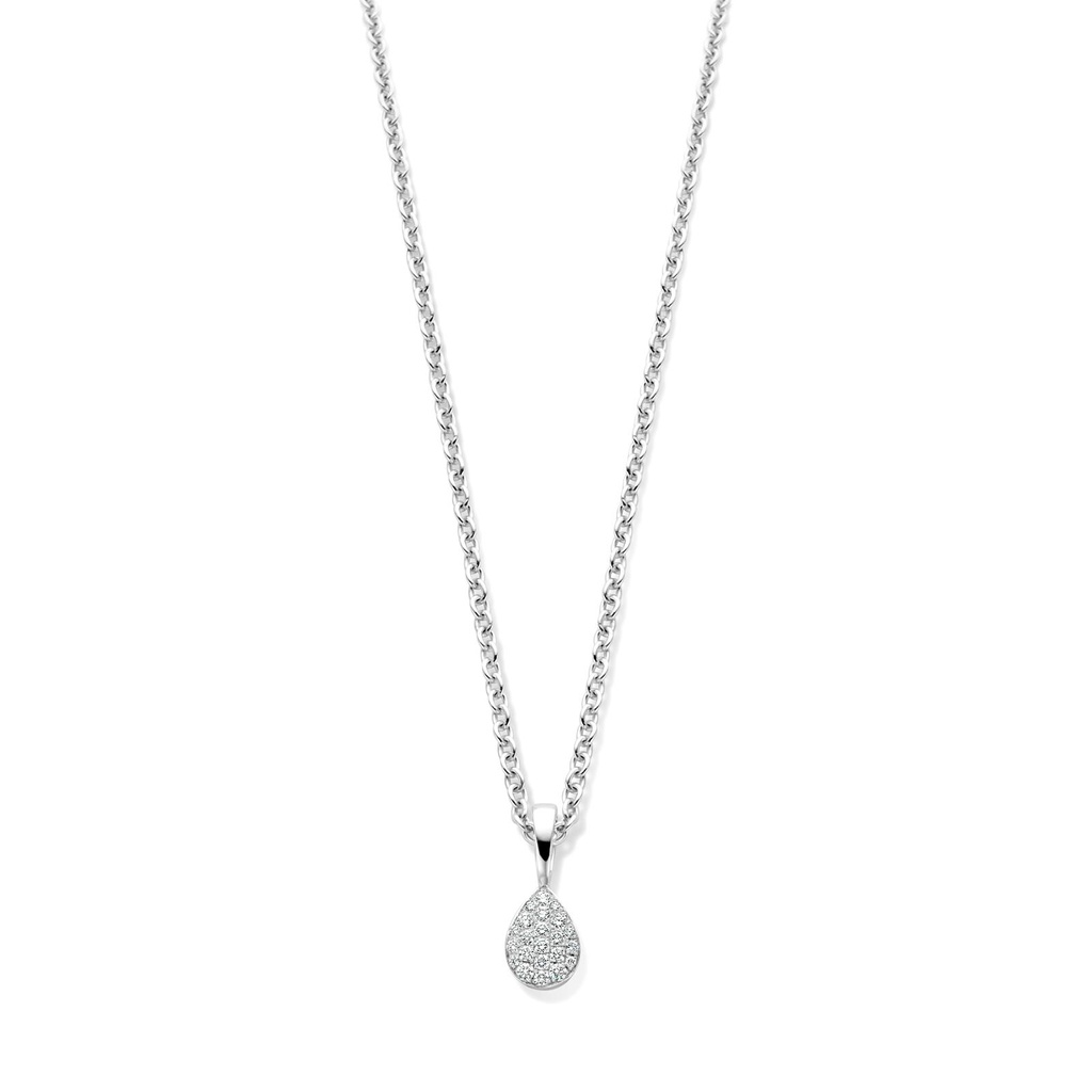 Pendant White Gold set with Diamonds