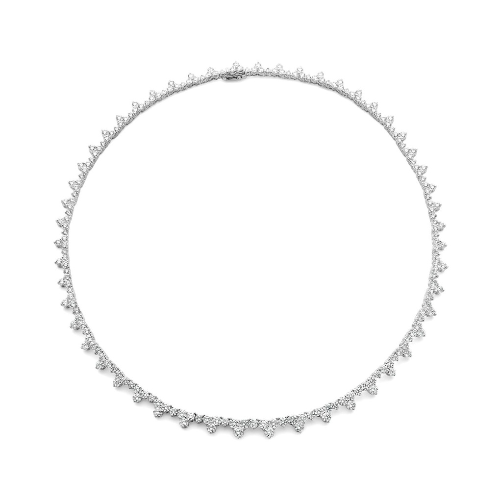 White Gold Collier set with Diamonds
