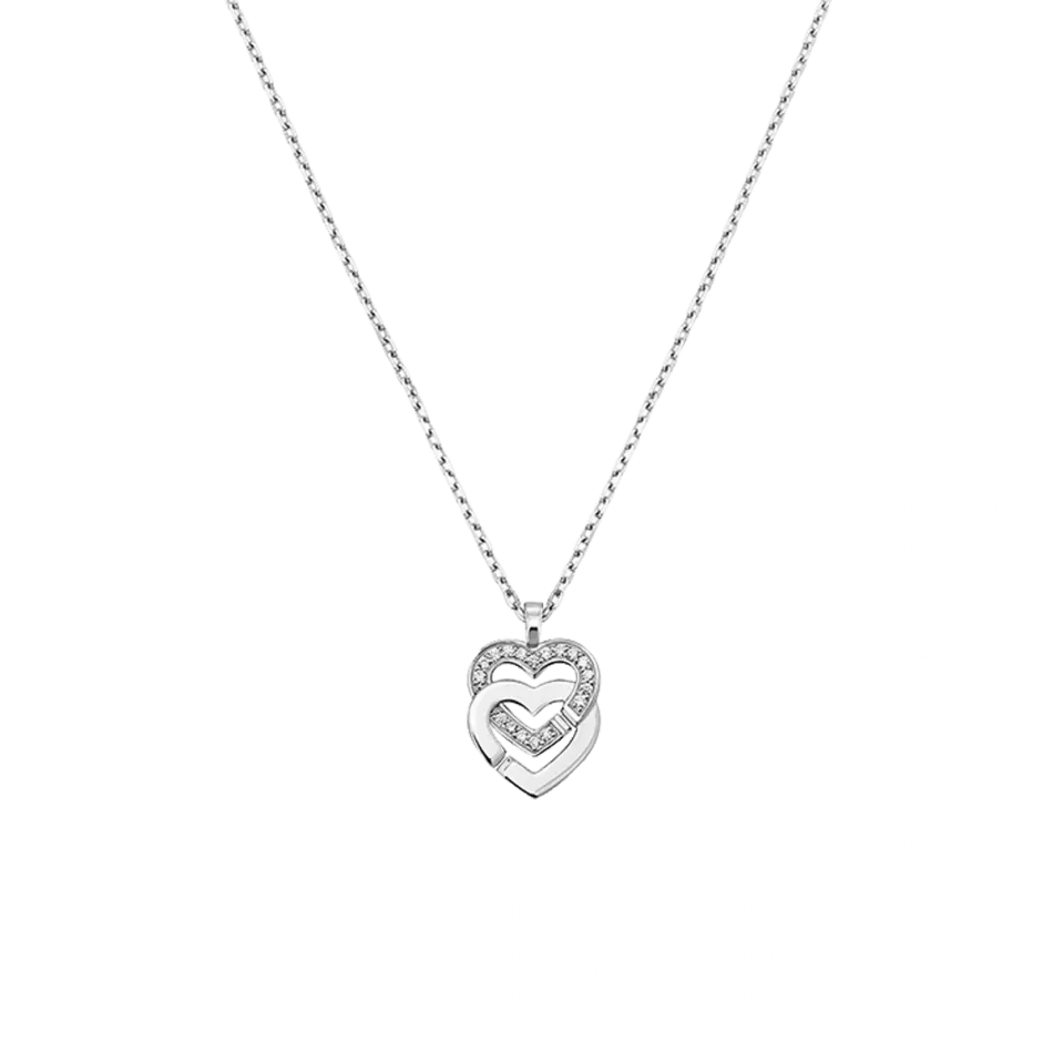 Double Cœurs R10 pendant