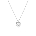 Double Cœurs R10 pendant