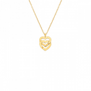 Double Cœurs R10 pendant