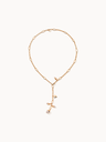 MIKADO Necklace Delicate with Diamond Pavé