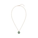 Jeux de Lien Harmony Pendant in Pink Gold with Malachite and Diamonds