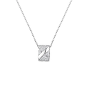 Pendant Liens Evidence in White Gold with Diamonds